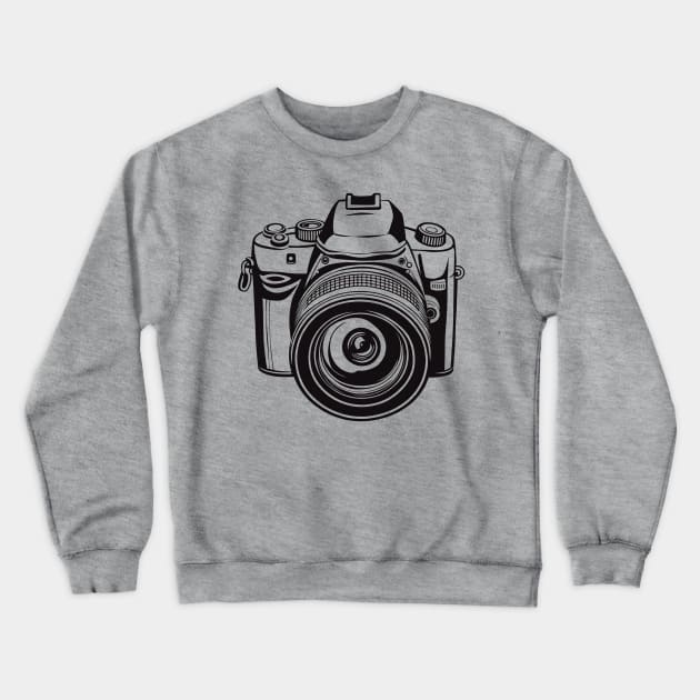 Photographer camera vintage design Crewneck Sweatshirt by Edgi